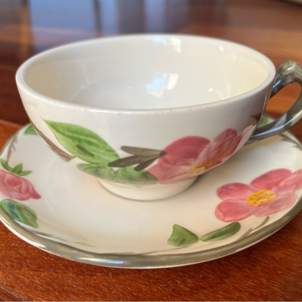 Franciscan Desert Rose Teacup and Saucer Set